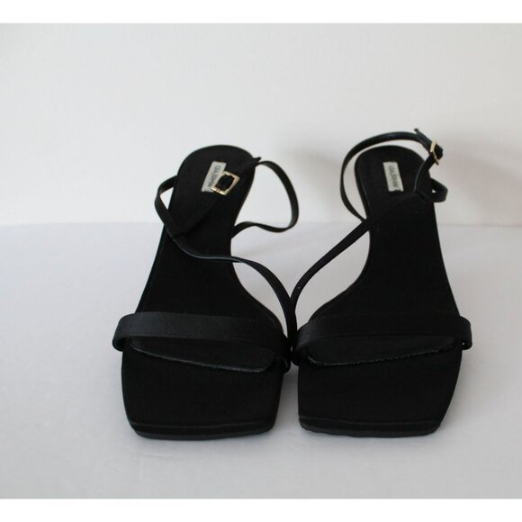 Gia Borghini Rosie 21 Satin Sandals Black Size EU 41/ US 11 - Picture 4 of 11